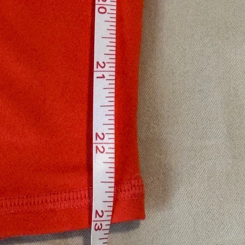 Fabletics Women's Vibrant Orange Redish Leggings - Size L - Picture 7 of 7